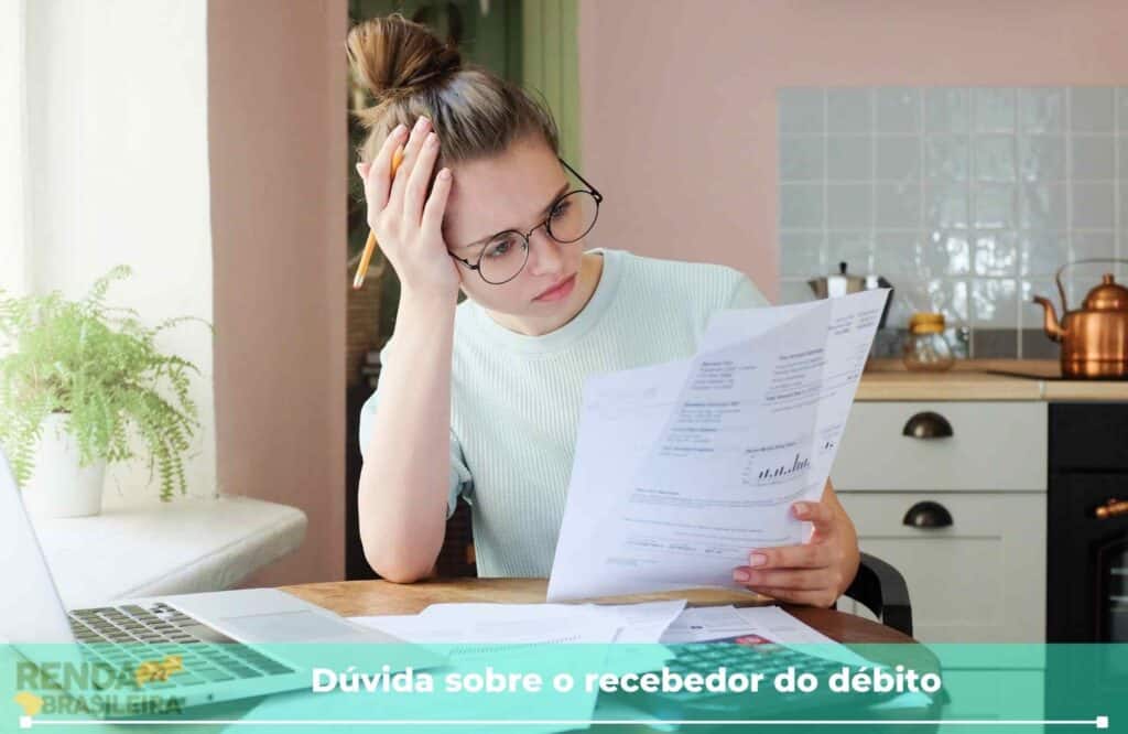 Dúvida sobre o  recebedor do débito