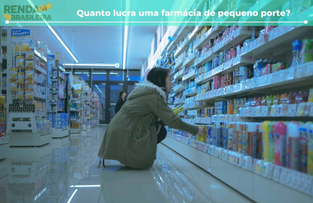 Quanto lucra uma farmácia de pequeno porte?