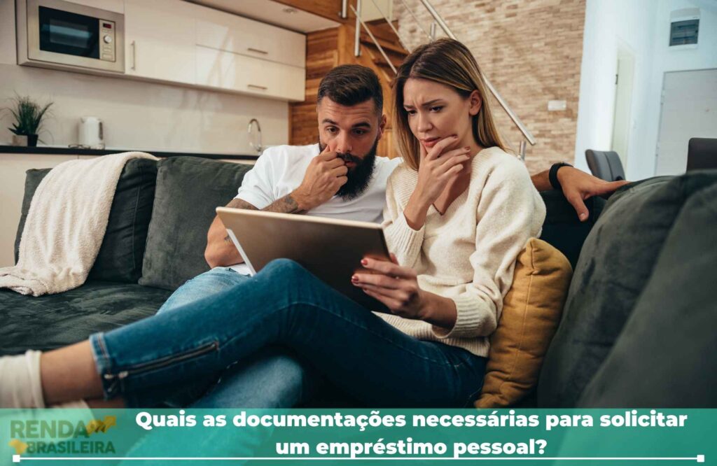 Quais as documentações necessárias para solicitar um empréstimo pessoal?