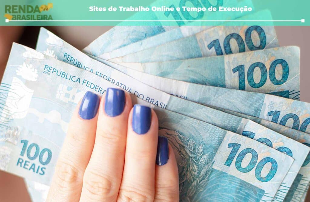 sites de trabalho online e tempo de execução